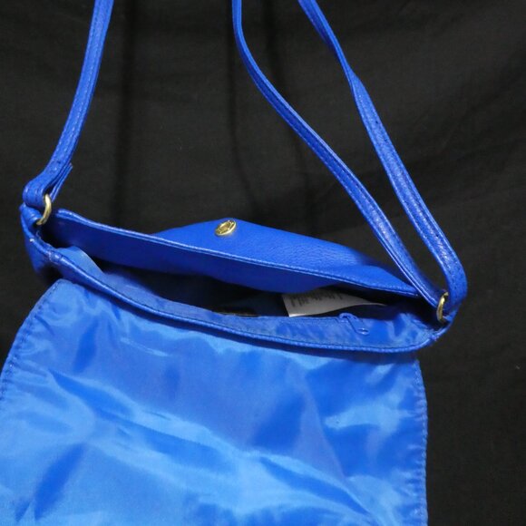 H&M | Blue Faux Leather | Shoulder Bag - Picture 10 of 11